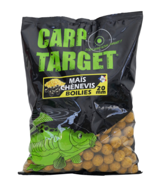 10230055 Carp Target Bouillettes 2 5kg 20mm Mais Chenevis