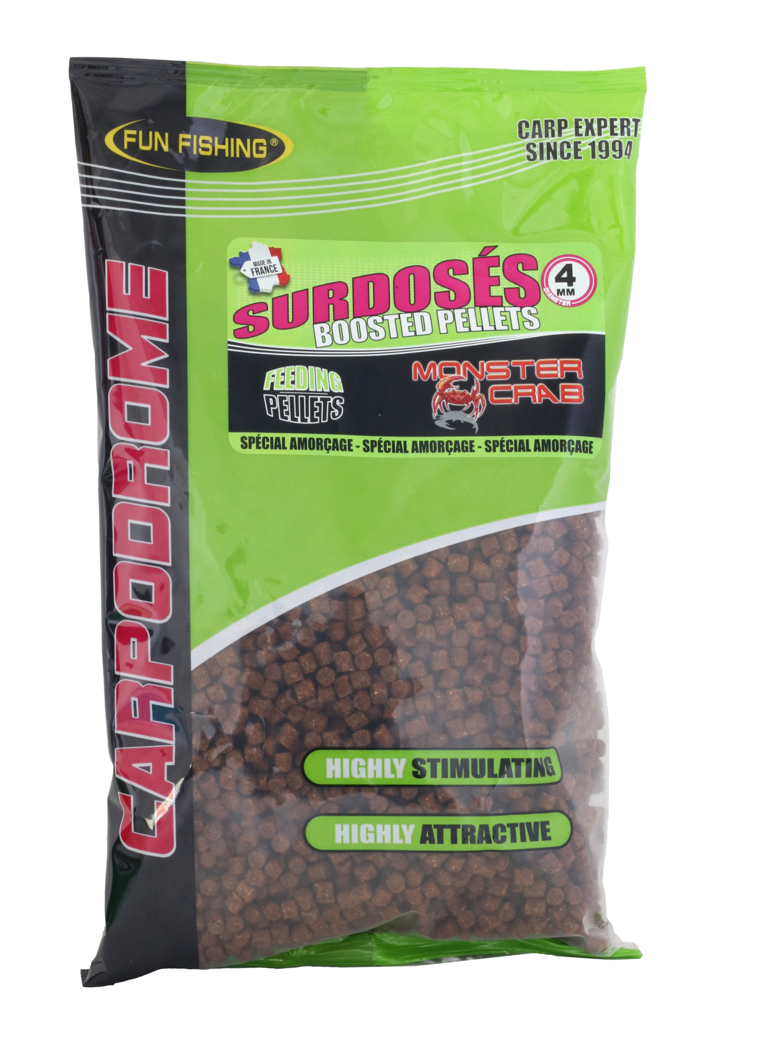 13440144 Pellets damorçage 700gr 4mm Monster Crab