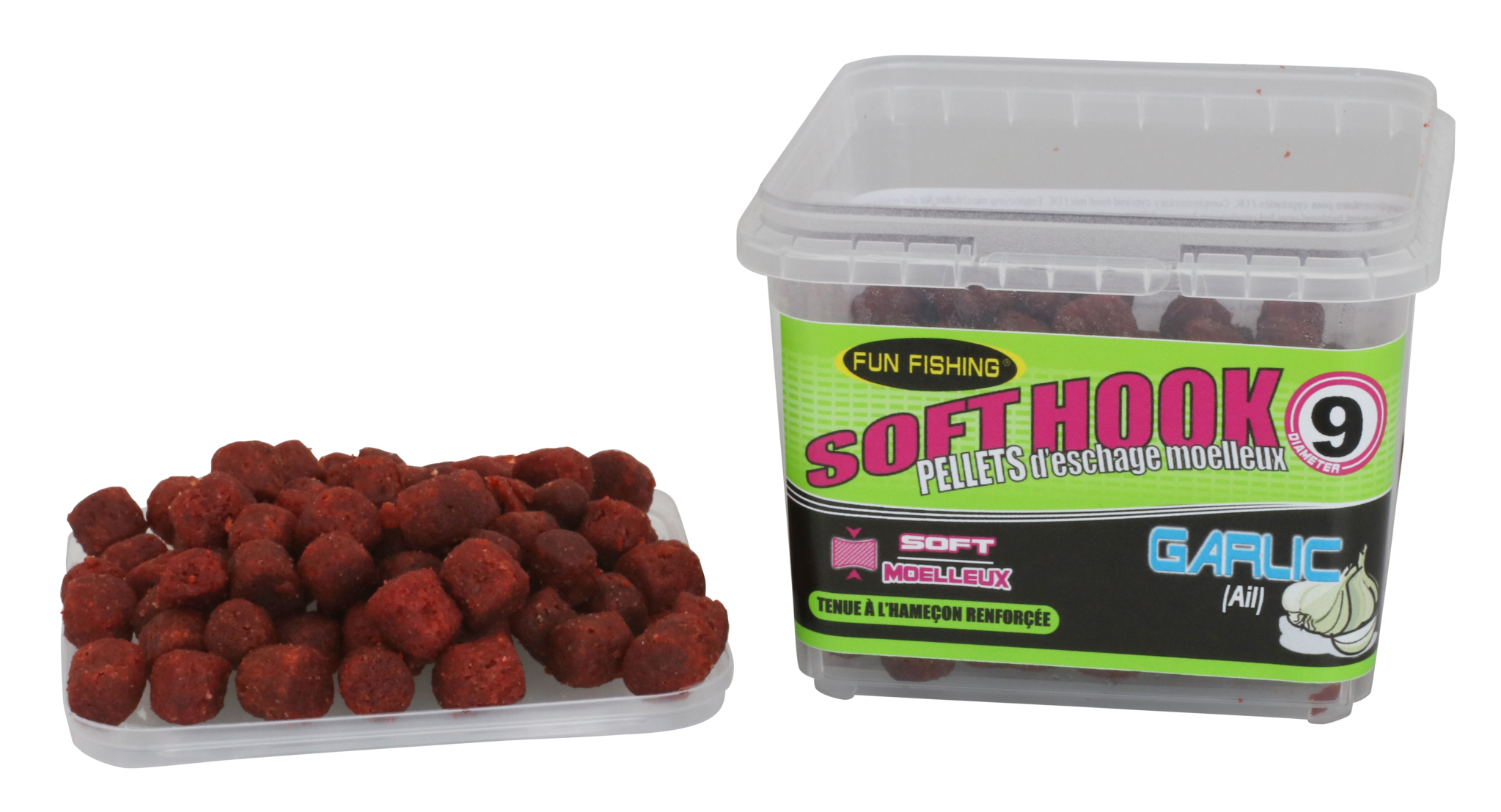 13441980 Soft Hooks Pellets 9 mm Garlic Ail