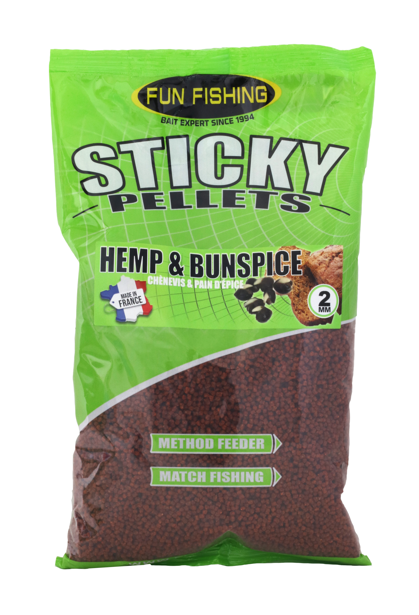 13450188 Sticky Pellets Hemp Bun Spice 700g