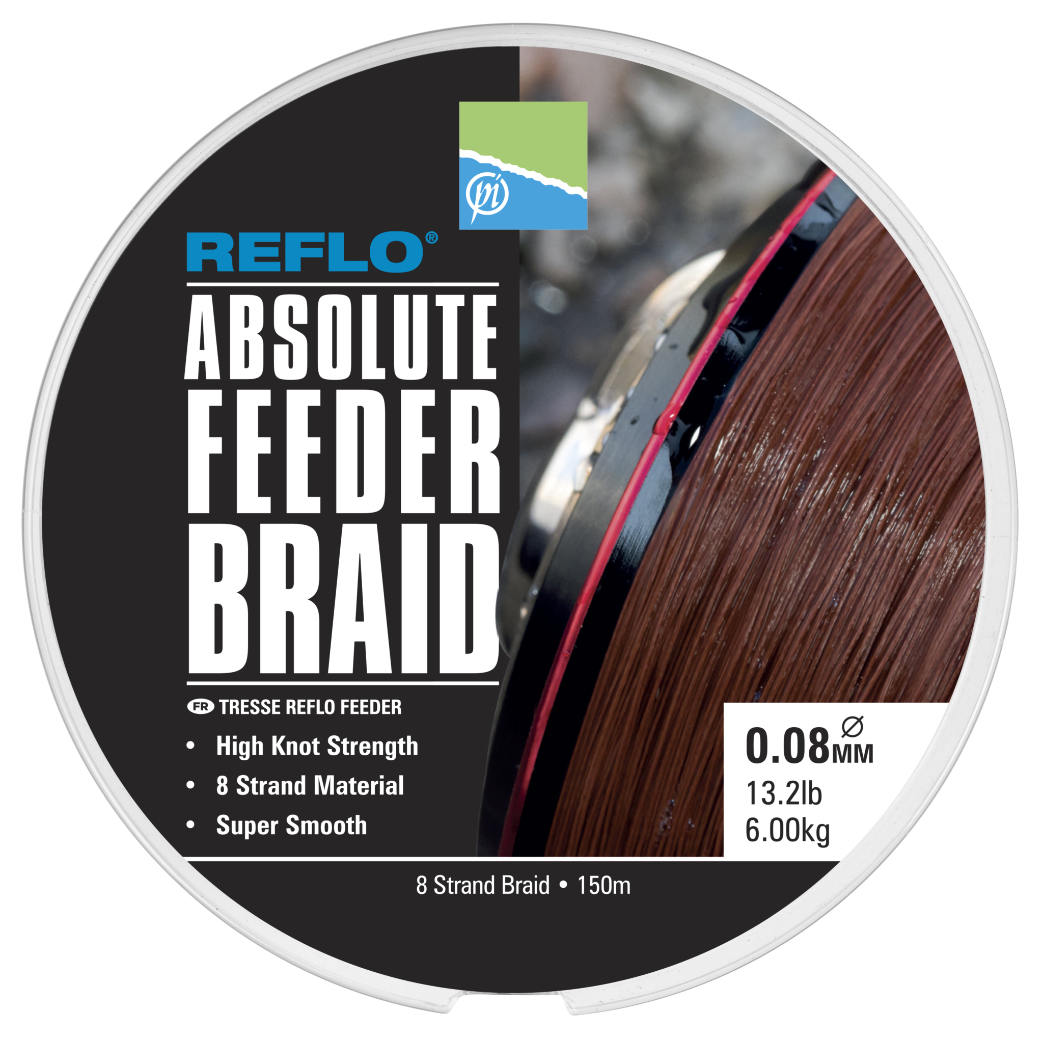 P0280003 008mm ABSOLUTE FEEDER BRAID SPOOL
