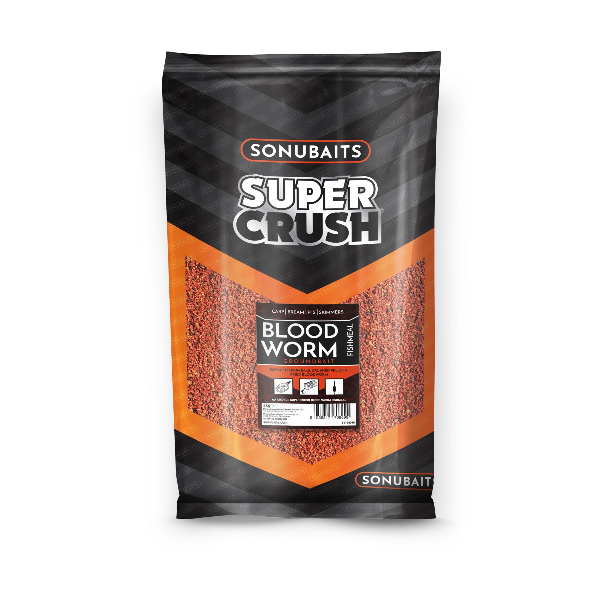 S1770016 Super Crush Groundbait Bloodworm Fishmeal st 01