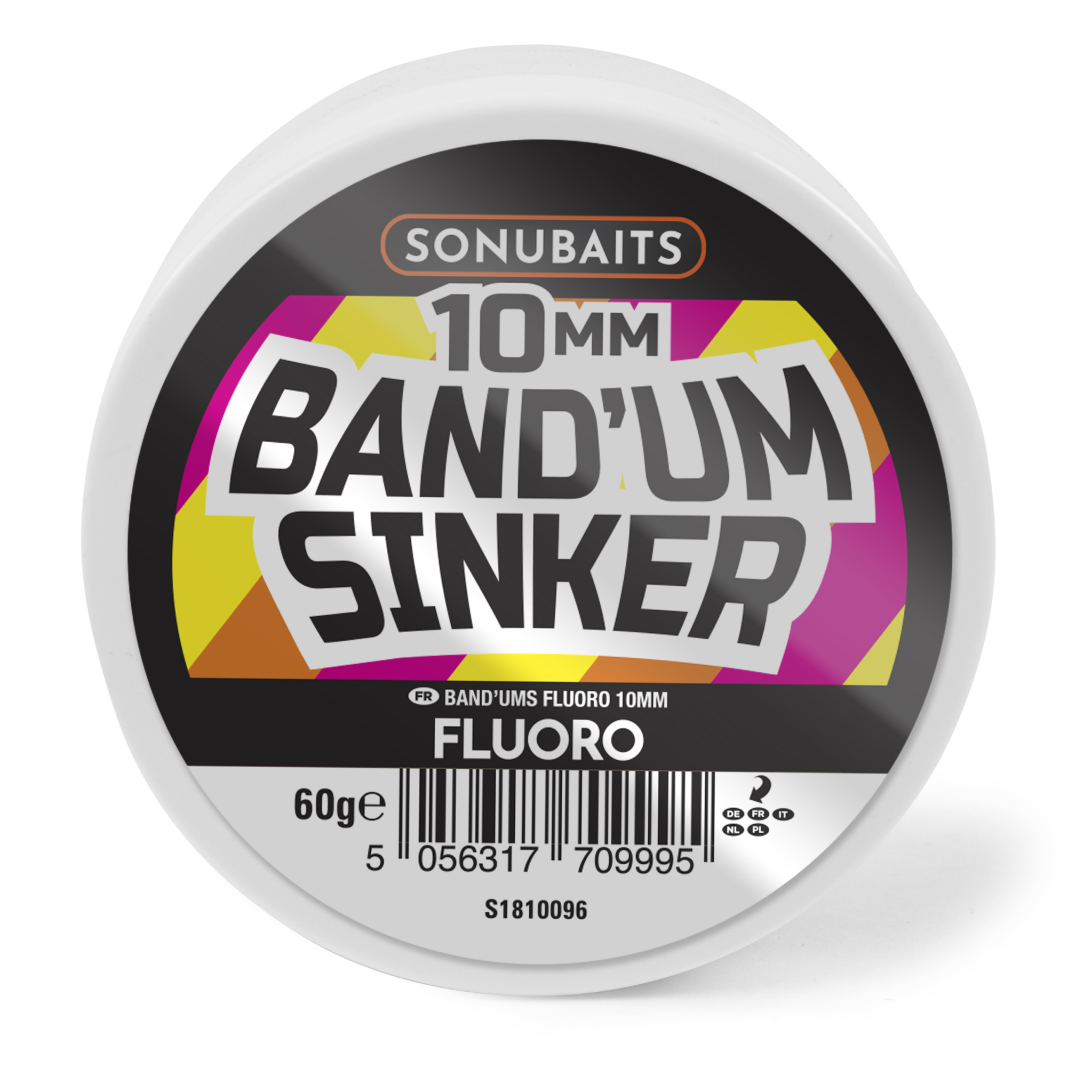 S1810096 10mm Bandum Sinkers Fluoro st 01